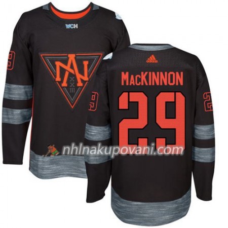 Severoamerických Dresy Nathan MacKinnon 29 Světový pohár v ledním hokeji 2016 Černá Premier - Pánské Severoamerických Dresy Nathan MacKinnon 29 Světový pohár v ledním hokeji 2016 Černá Premier - Pánské
